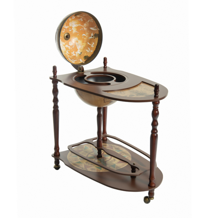 Глобус бар напольный со столом "Солона" сфера 33 см купить в Краснодаре