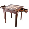 Стол ломберный Шахматы резные "Цитадель" 60 купить в Краснодаре