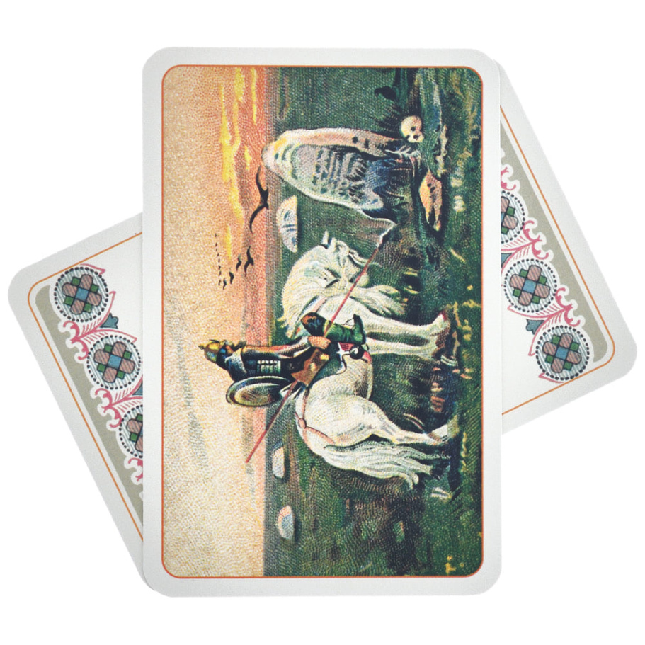 Карты игральные "Славянские" зеленая рубашка, 55 карт купить в Краснодаре