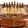 Стол ломберный Шахматы резные "Гордый орел" 60 купить в Краснодаре
