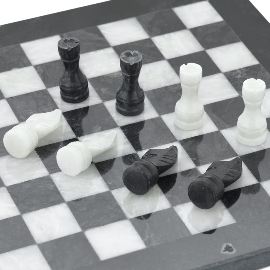 Шахматы из камня "Олимп" мрамор 25 купить в Краснодаре