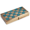 Шахматы + нарды резные "Лазурит" 40 купить в Краснодаре