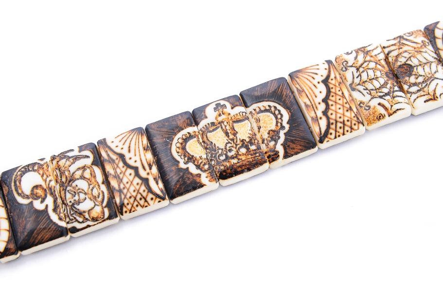 Четки перекидные "Корона" кость, Беркутов К. купить в Краснодаре