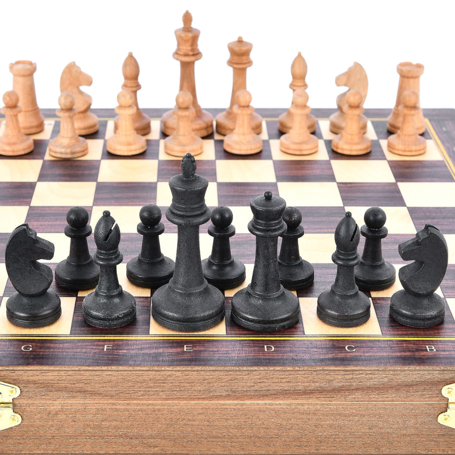 Шахматы в ларце "Турнирные" бук, WoodGames купить в Краснодаре