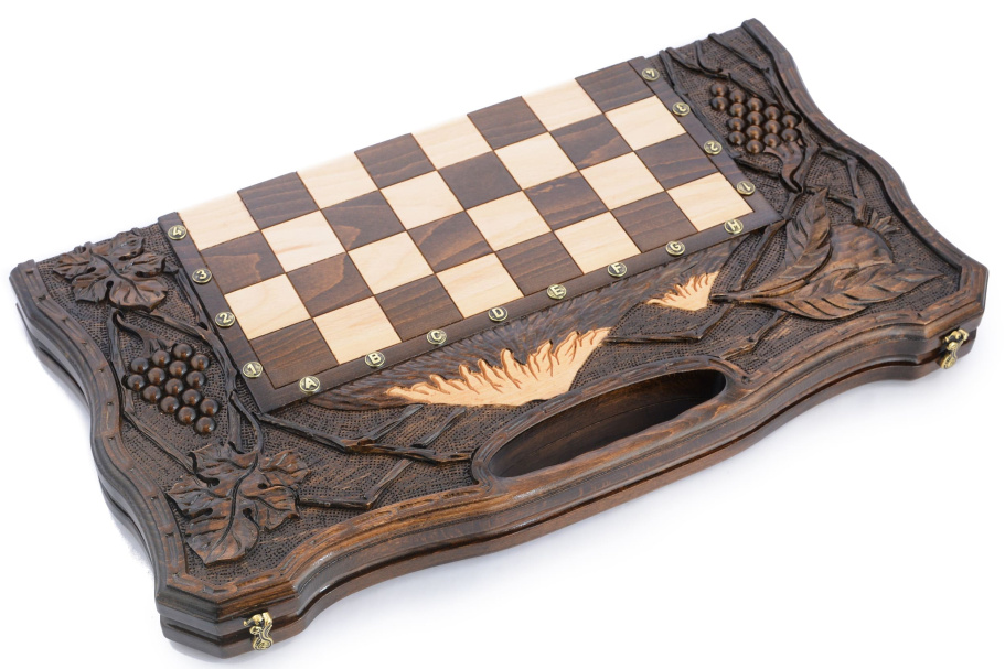 Шахматы + нарды резные "Долина Арарата" 60, Harutyunyan купить в Краснодаре