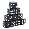 Кости игральные "Классика" пластик, черные, 15 мм (2 шт.) купить в Краснодаре