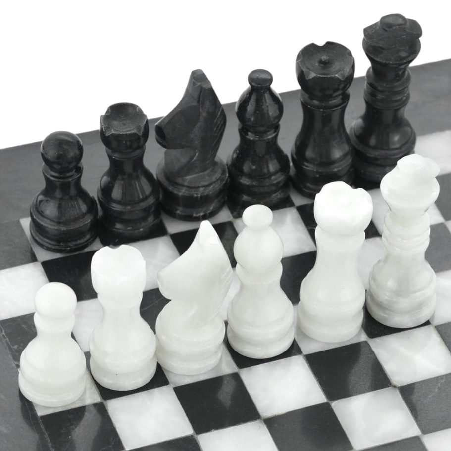 Шахматы из камня "Олимп" мрамор 20 купить в Краснодаре