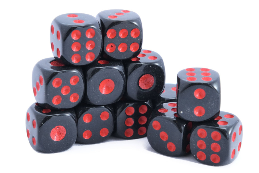 Кости игральные, пластик, черные 14 мм (2 шт), StartTime купить в Краснодаре Кости игральные, пластик, черные 14 мм (2 шт), StartTime купить в Краснодаре