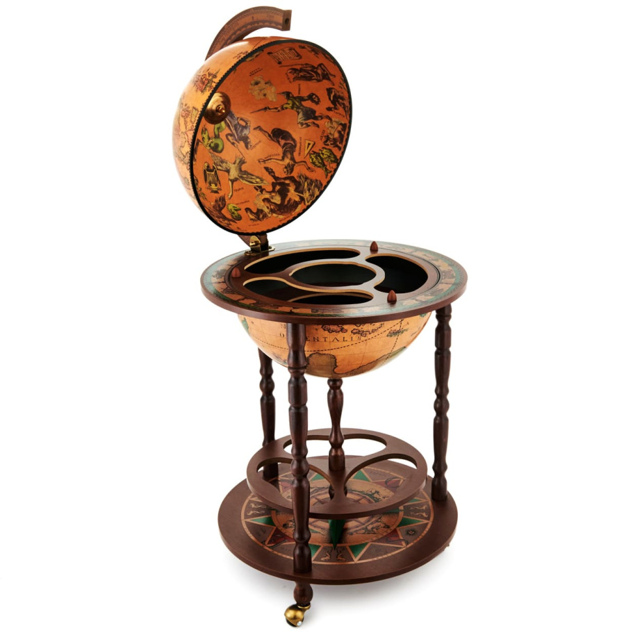 Глобус бар напольный "Юнона", сфера 40 см купить в Краснодаре