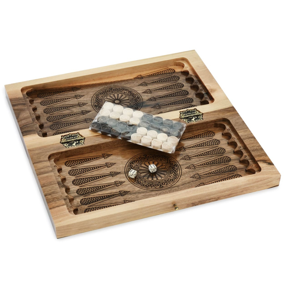 Шахматы + нарды резные "Лазурит" 40 купить в Краснодаре