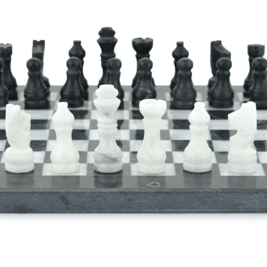 Шахматы из камня "Олимп" мрамор 25 купить в Краснодаре