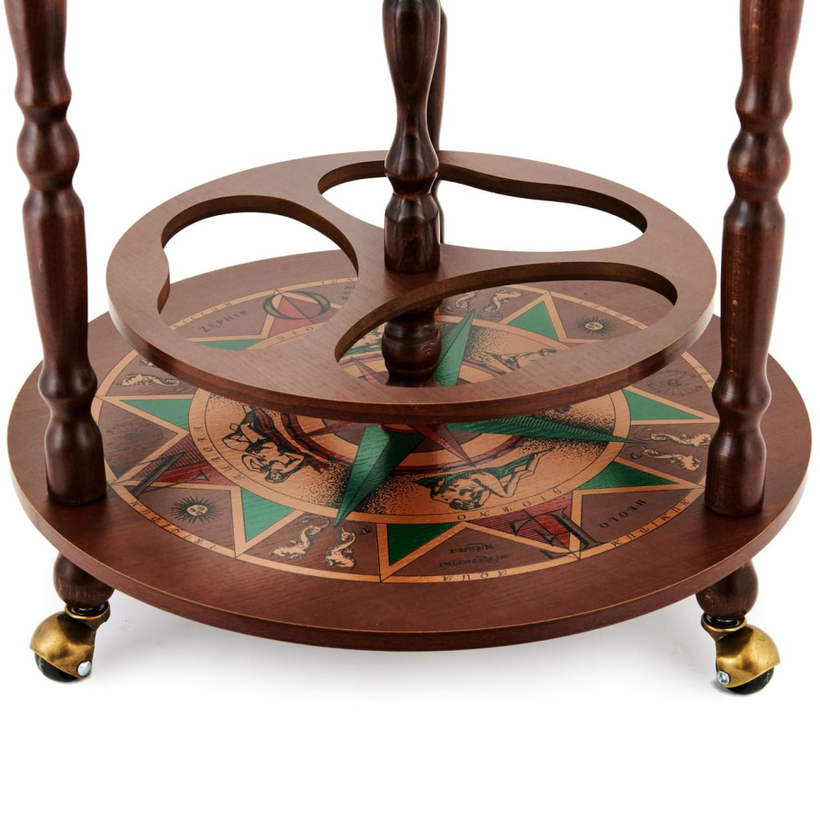 Глобус бар напольный "Клавдий", сфера 40 см купить в Краснодаре