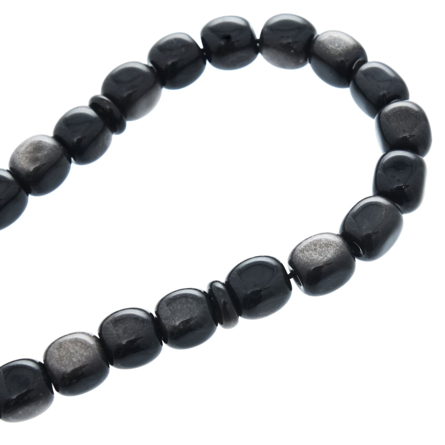 Четки с бусинами "Воин" черный камень с лунным оттенком, Давыдов С. купить в Краснодаре