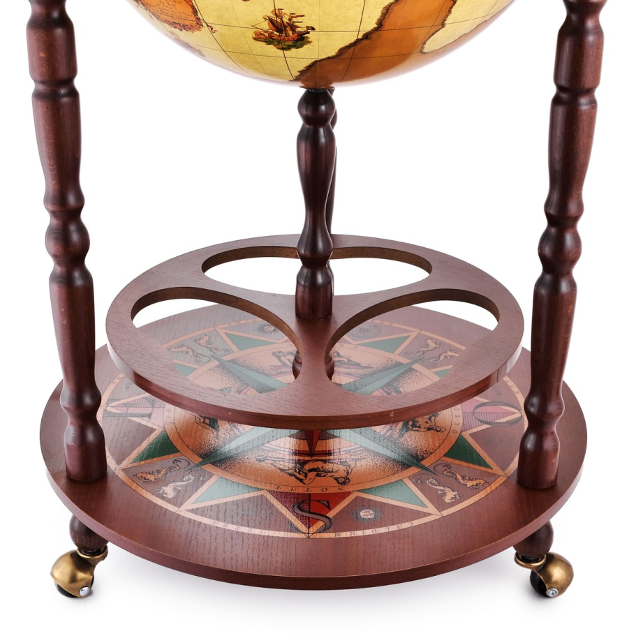 Глобус бар напольный "Элизабет", сфера 40 см купить в Краснодаре