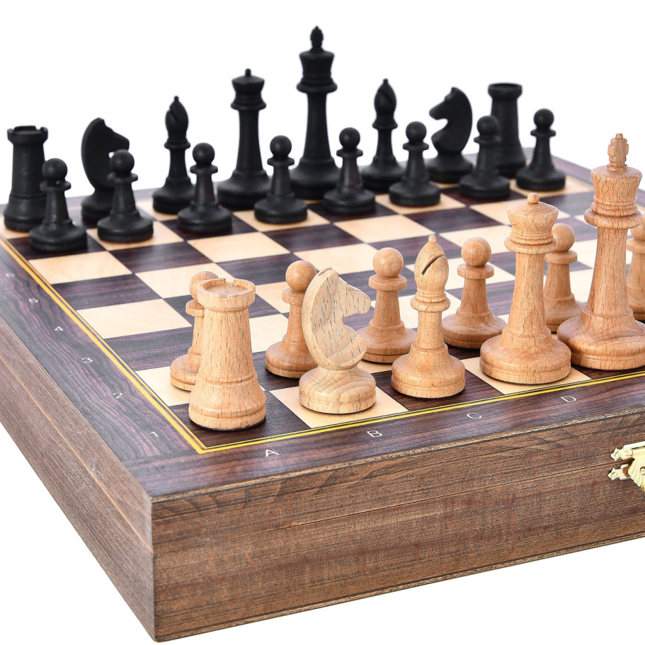 Шахматы в ларце "Турнирные" бук, WoodGames купить в Краснодаре