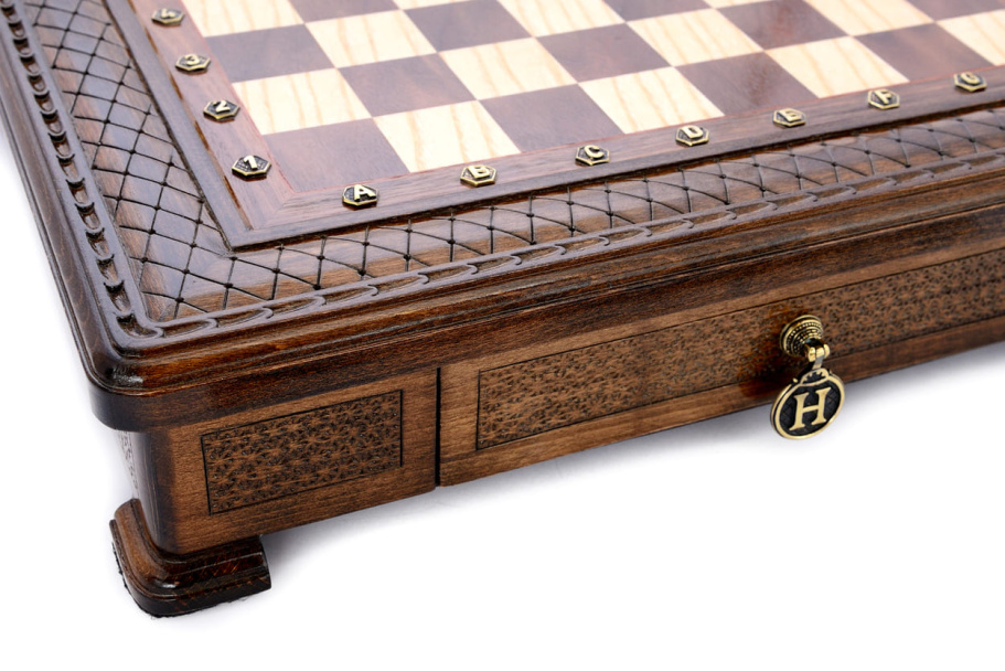 Шахматы резные в ларце "Гранд" 50, Harutyunyan купить в Краснодаре