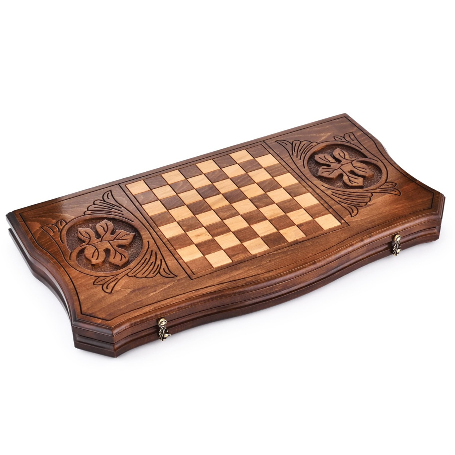 Нарды резные "Полумесяц" большие 60, Osipov купить в Краснодаре