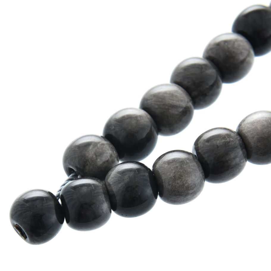 Четки с бусинами "Оскар" серый камень, Давыдов С. купить в Краснодаре