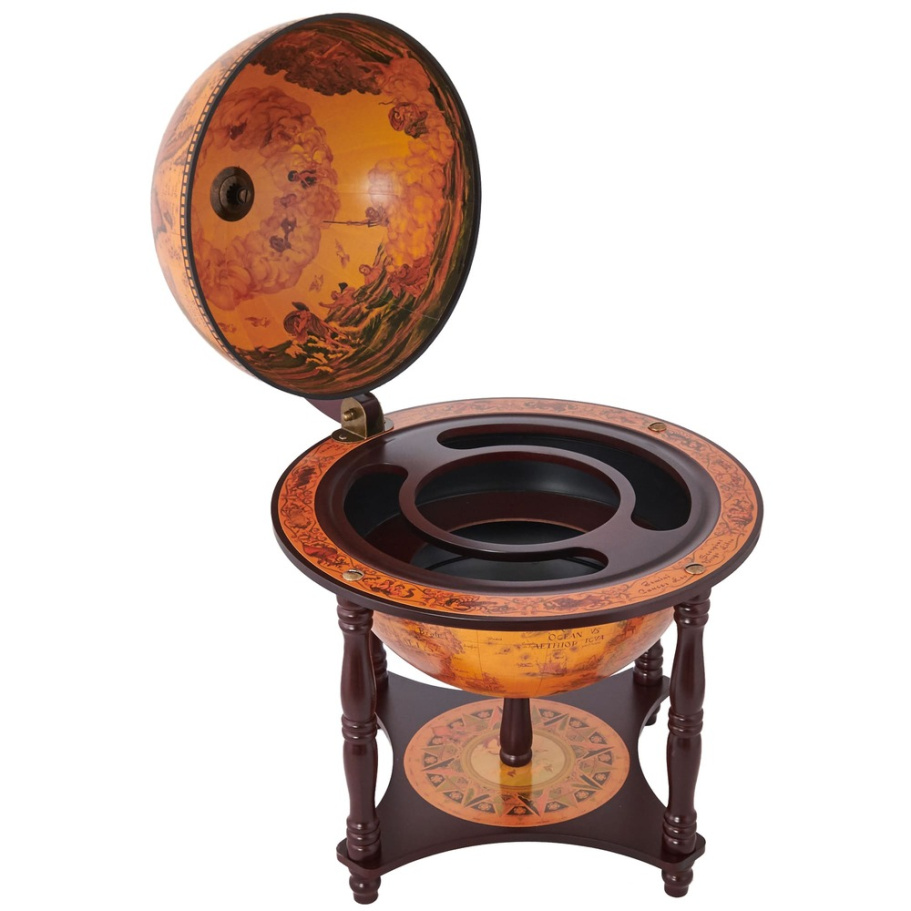 Глобус бар настольный "Евразия", сфера 33 см, JUFENG купить в Краснодаре