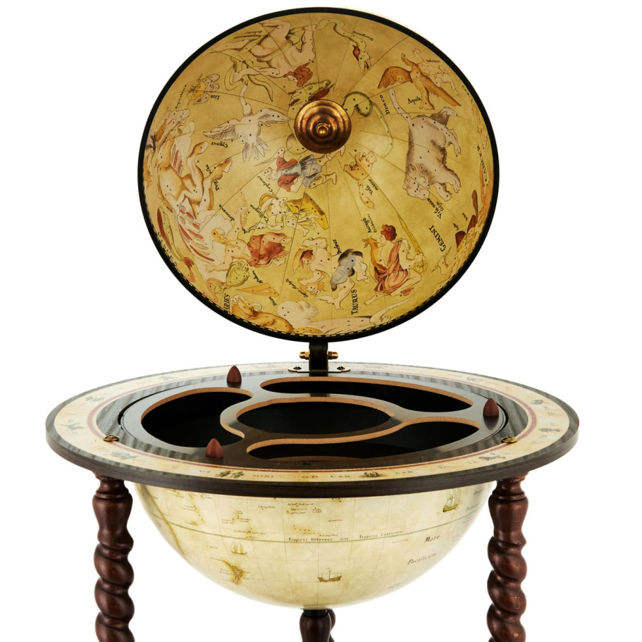Глобус бар напольный "Клеоника", сфера 40 см купить в Краснодаре