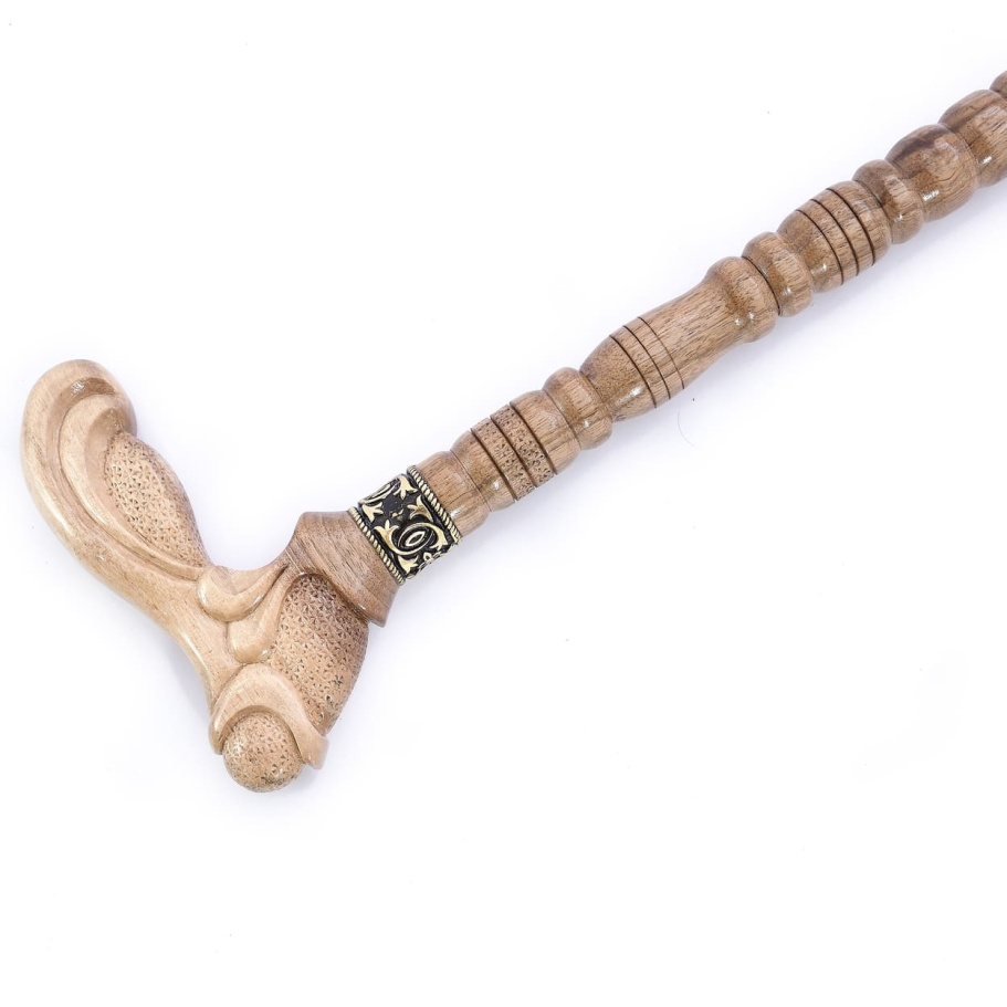 Трость резная опорная Омбре, орех купить в Краснодаре