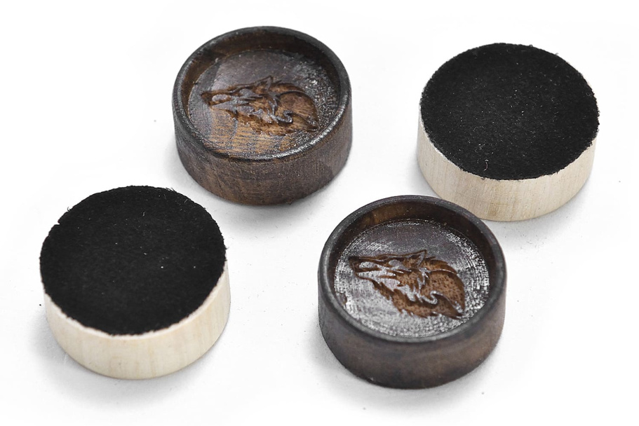 Фишки для нард и шашек "Волк" 29 мм, Harutyunyan купить в Краснодаре