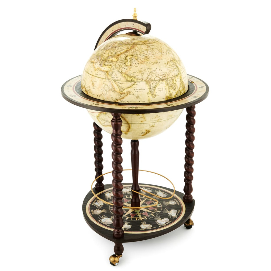 Глобус бар напольный "Клеоника", сфера 40 см