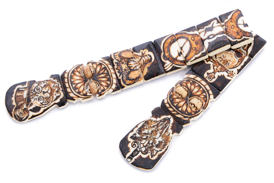 Четки перекидные "Скорпион" кость, Беркутов К. купить в Краснодаре