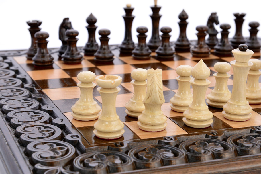 Шахматы резные "Лотос" 50, Harutyunyan купить в Краснодаре