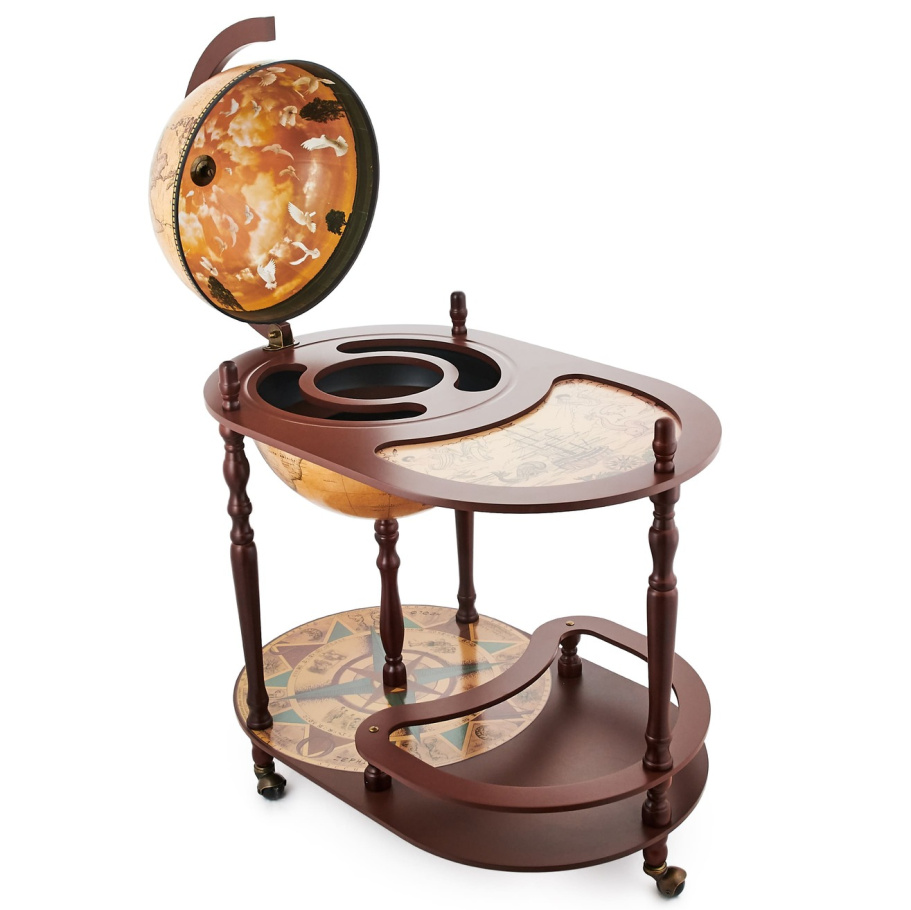 Глобус бар напольный со столом "Кибела" сфера 42 см купить в Краснодаре