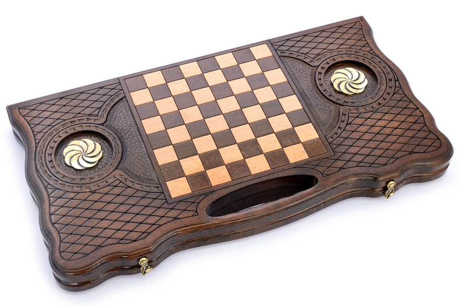 Нарды резные  "Сфера"  большие 60, Harutyunyan купить в Краснодаре