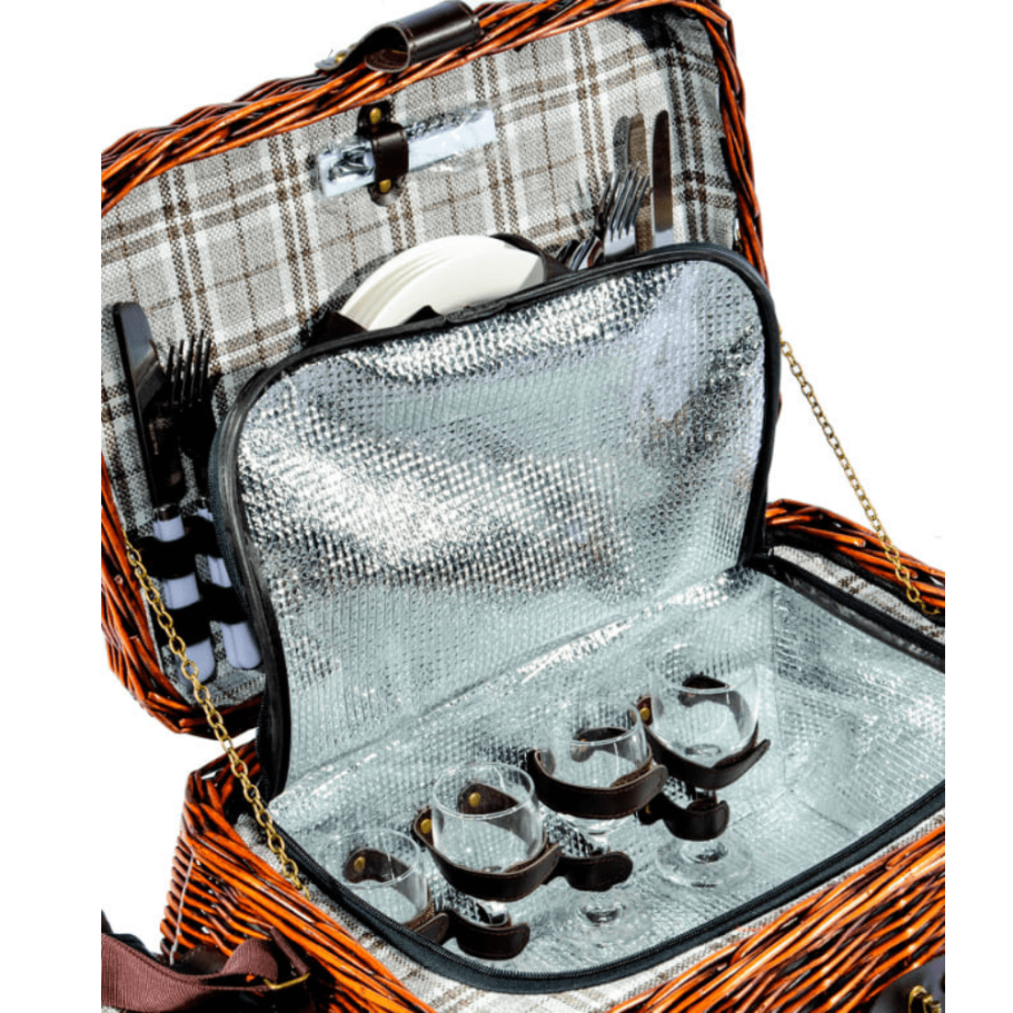 Корзина для пикника Лоза (на 4 персоны) купить в Краснодаре