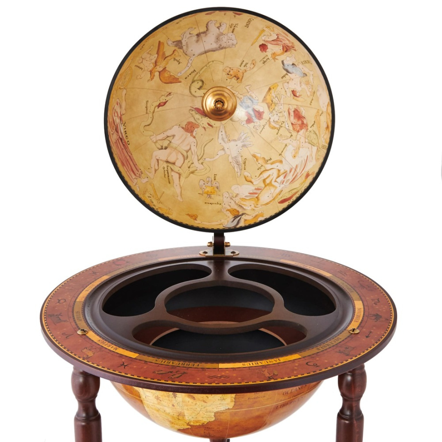 Глобус бар напольный "Да Винчи", сфера 40см купить в Краснодаре