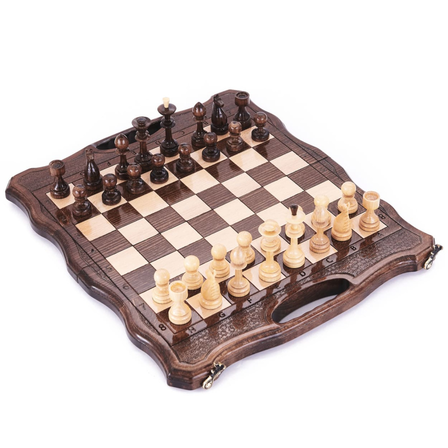 Шахматы + нарды резные "Defent" 40, Harutyunyan