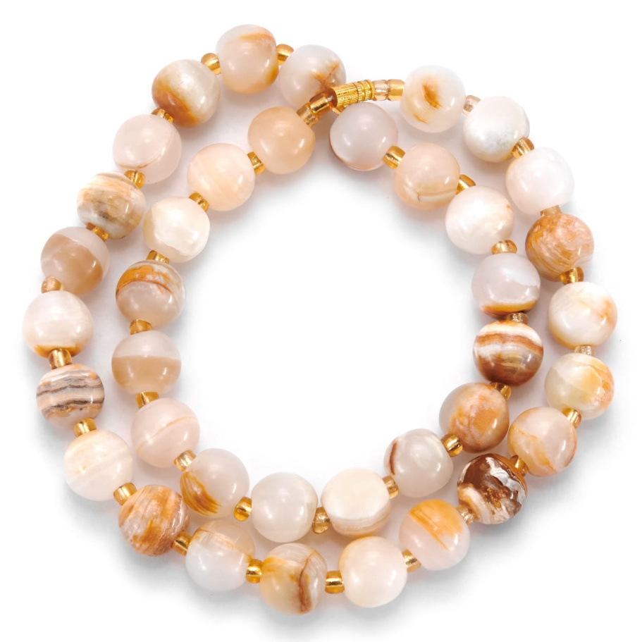 Бусы Капелла желтый камень 1 * 50, Давыдов купить в Краснодаре