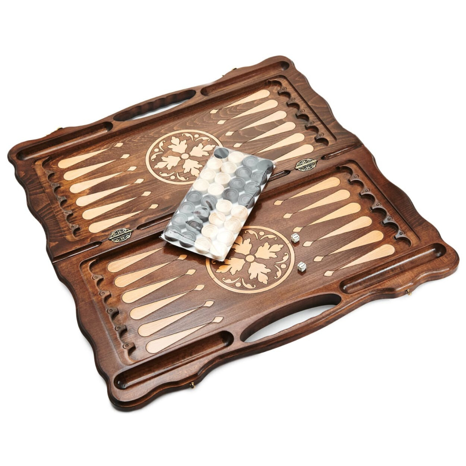 Нарды резные Агнес "Ламбрекен" большие, 60 купить в Краснодаре