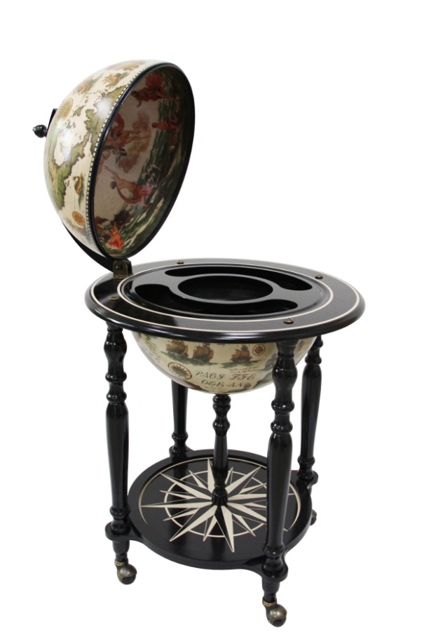 Глобус бар напольный "Давид" сфера 40 см купить в Краснодаре