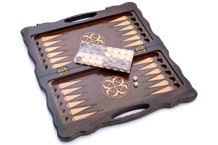 Шахматы + нарды резные "Королевские" 50, Harutyunyan купить в Краснодаре