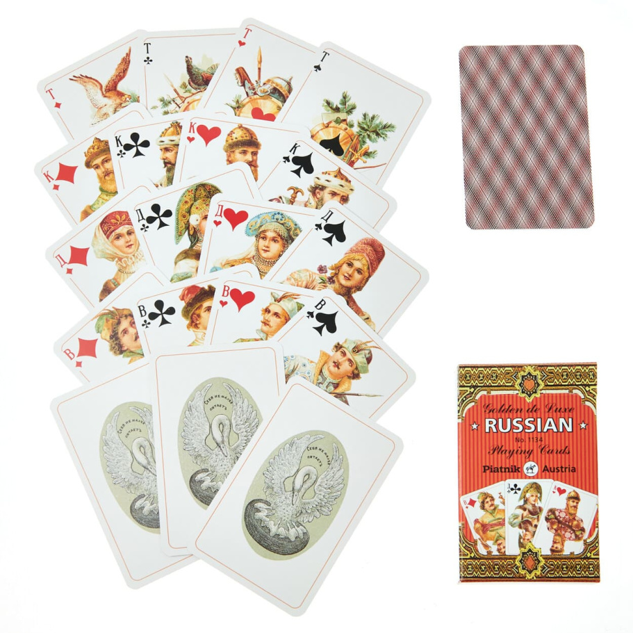 Карты игральные "Золотая Россия" , 55 карт купить в Краснодаре