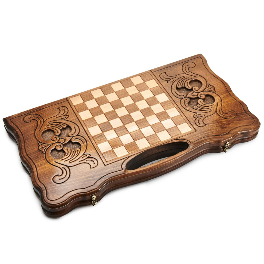 Нарды резные Агнес "Ламбрекен" большие, 60 купить в Краснодаре