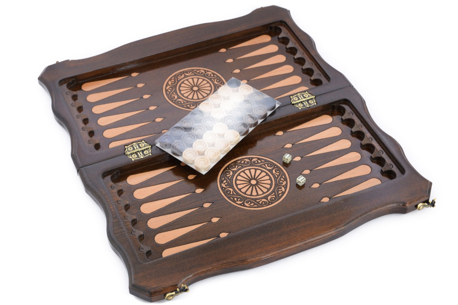 Шахматы + нарды резные "Флагман" 50, Harutyunyan купить в Краснодаре