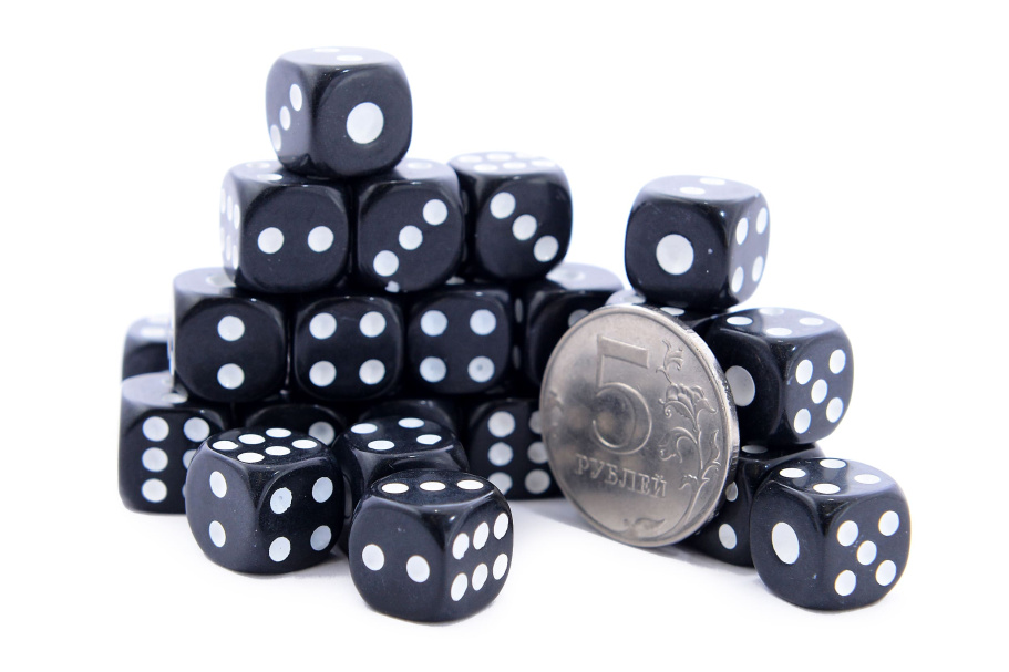 Кости игральные, пластик, черные 10 мм (2 шт), WoodGames купить в Краснодаре Кости игральные, пластик, черные 10 мм (2 шт), WoodGames купить в Краснодаре