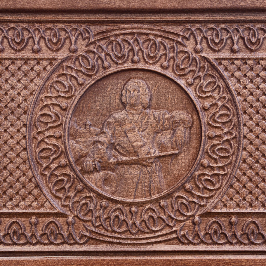 Нарды резные Ивановские мини "Царь" 35 купить в Краснодаре