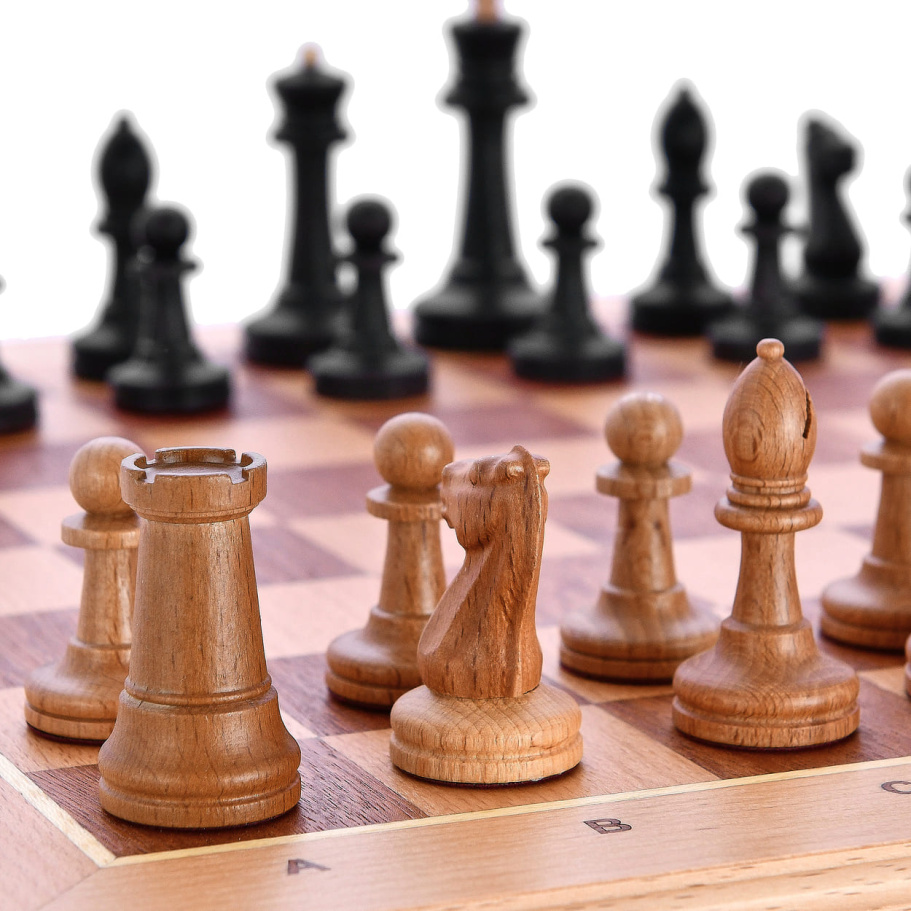 Шахматы в ларце "Стаунтон" бук, WoodGames купить в Краснодаре
