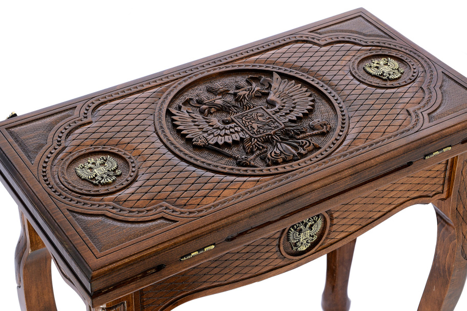 Стол ломберный Нарды резные "Империя" 60, Harutyunyan купить в Краснодаре