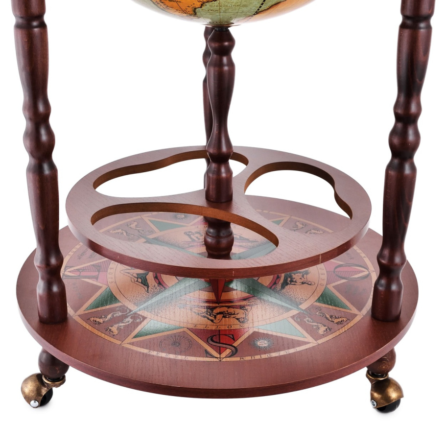 Глобус бар напольный "Мегасен", сфера 40 см купить в Краснодаре