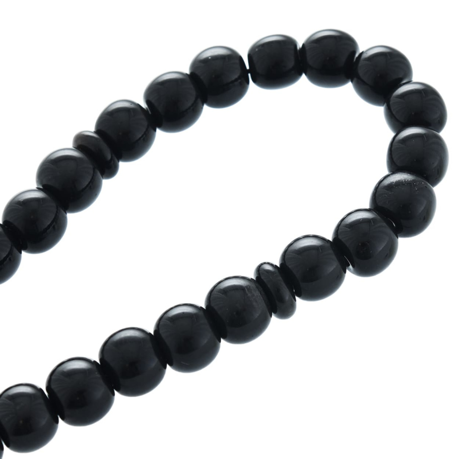 Четки с бусинами "Квестор" черный камень, Давыдов С. купить в Краснодаре