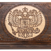 Нарды резные Рэкто "Герб России" средние 50, Harutyunyan купить в Краснодаре