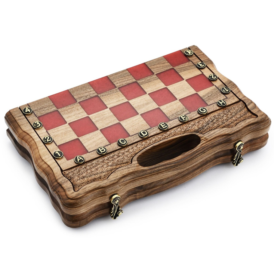 Шахматы + Нарды резные "Алекстраза" 30, Harutyunyan купить в Краснодаре