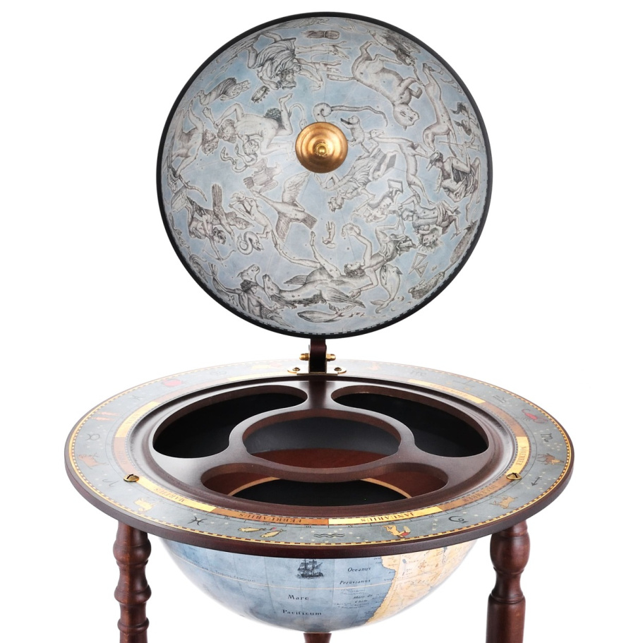 Глобус бар напольный "Барокко" сфера 40см купить в Краснодаре